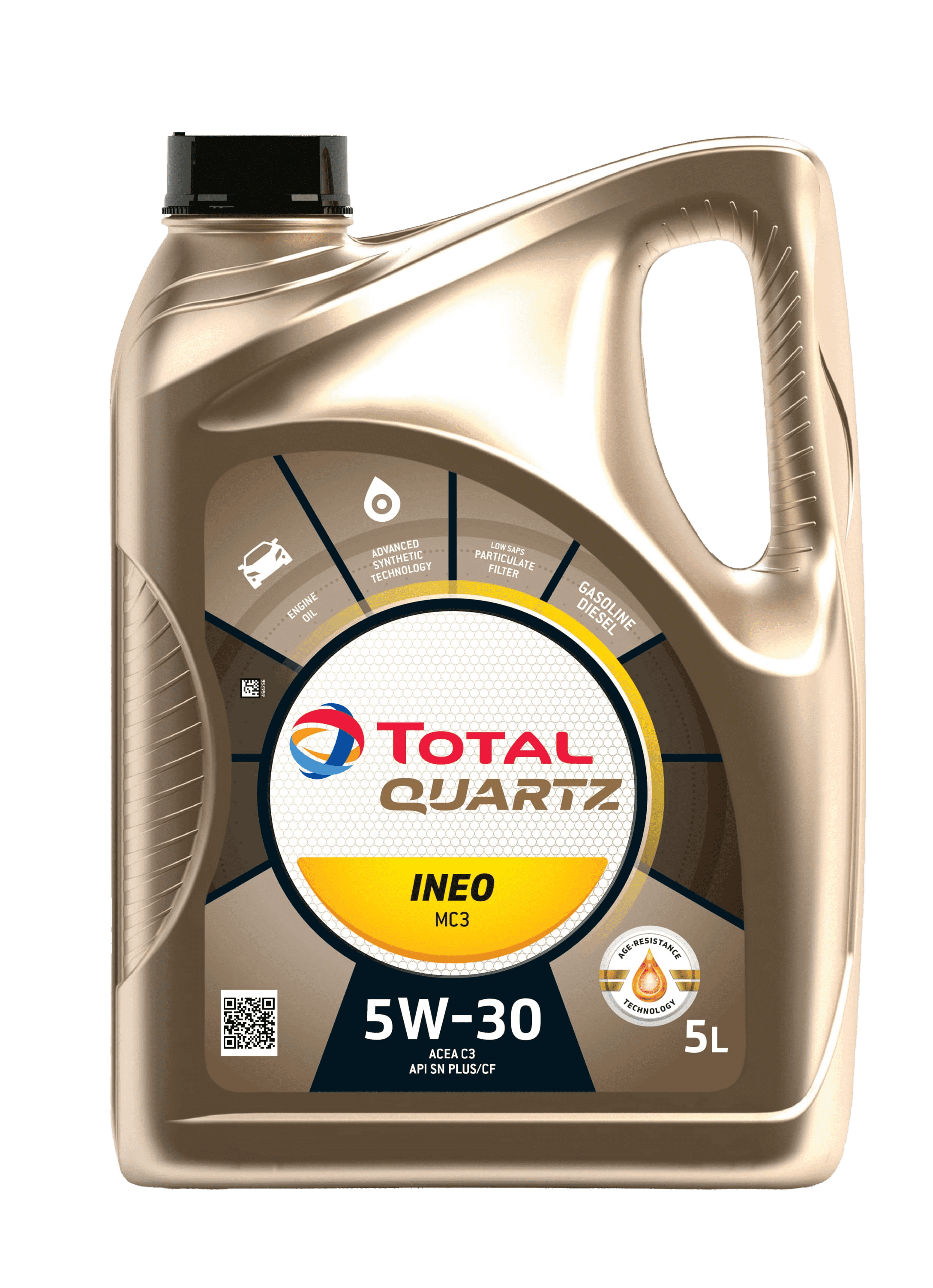 Моторное масло Total QUARTZ INEO MC3 5W30, 5л